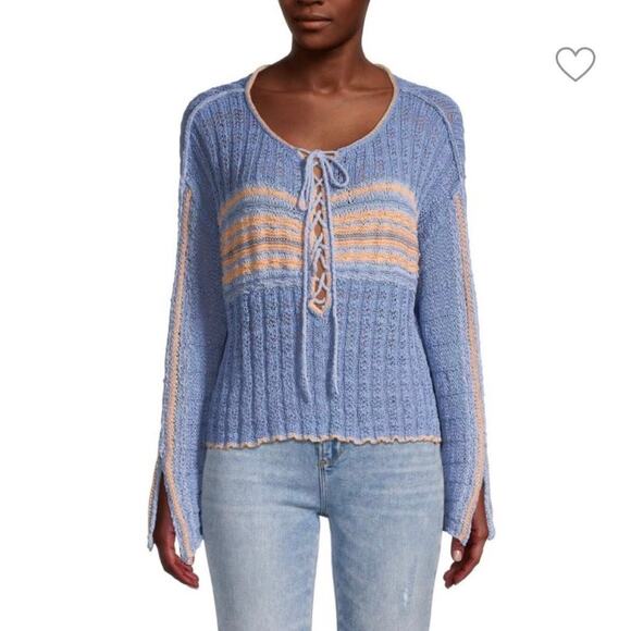 Free People Marina Bay Sweater Size L - Picture 2 of 10